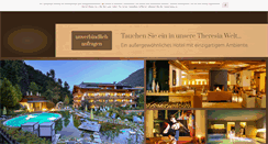 Desktop Screenshot of hotel-theresia.com