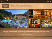 Tablet Screenshot of hotel-theresia.com